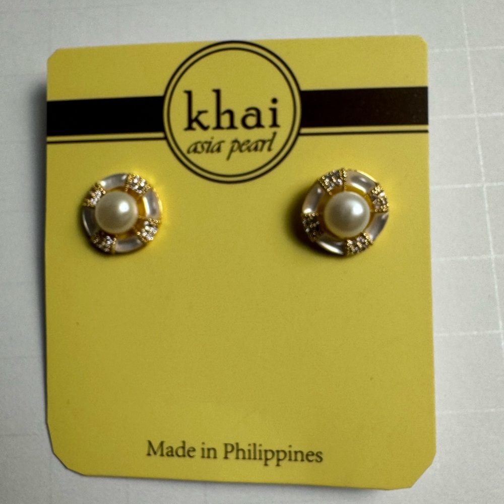 Khai Asia Pearls Earrings made in Philippines